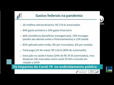 Endividamento público: comissão mista discute os impactos da pandemia nas finanças - 25/05/20