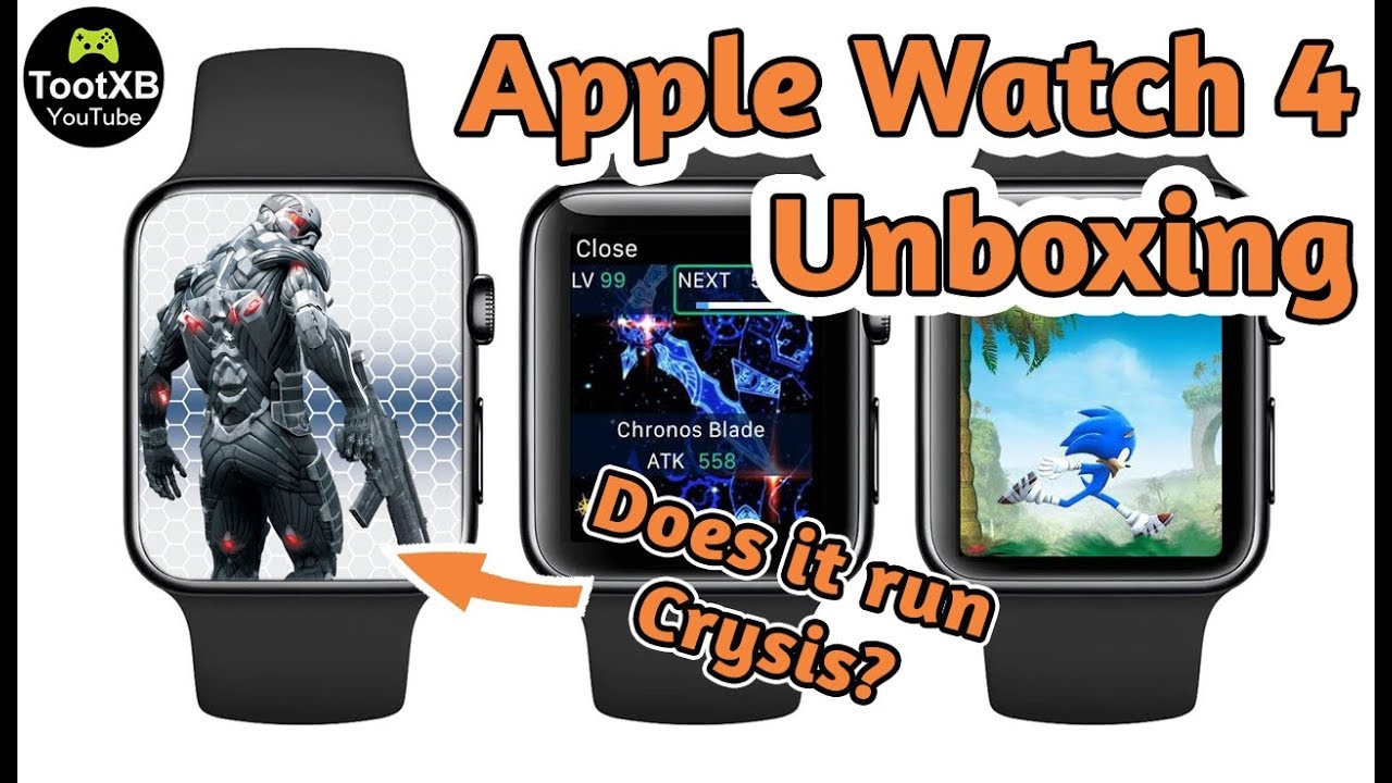 Apple Watch 4 Unboxing - Games On Your WRIST! (TootXB)