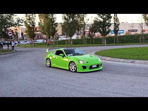 INSANE GERMAN VS JDM! CARS LEAVING CAR MEET!