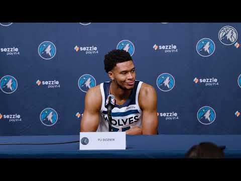 PJ Dozier 2024 Wolves Media Day Press Conference | 09.30.24