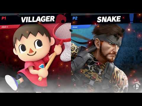 LTP SMASH 1 - KB2 (Villager) VS. Mr. Moo Moo (Snake) - SSBU Losers Semi's