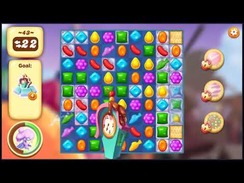 Candy Crush Tales Level 43 - NO BOOSTERS + FULL STORY + NO ADS 📖 | SKILLGAMING ✔️