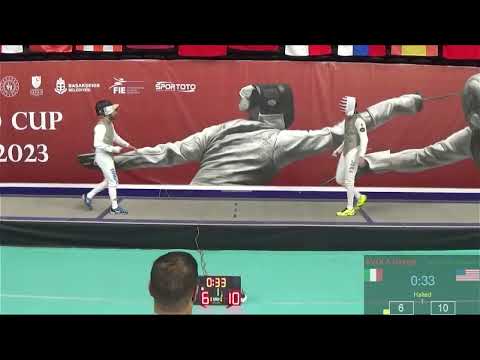Istanbul World Cup 2023 SMF - L4 - Giorgio Avola ITA v Alex Massialas USA
