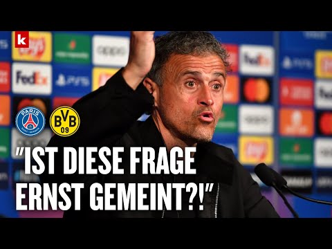 Video Thumbnail: PSG ist raus! Gereizter Luis Enrique blafft Reporter an | PSG - BVB 0:1
