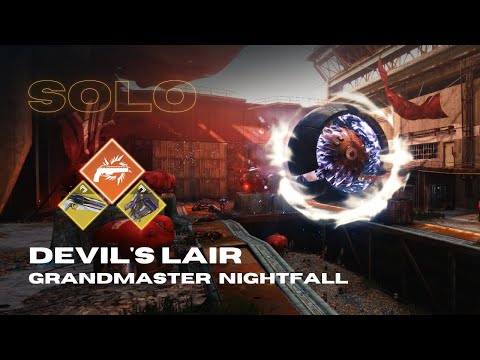 Solo Grandmaster Nightfall "Devil's Lair" with Sunshot and Foetracer - Solar Hunter - Destiny 2