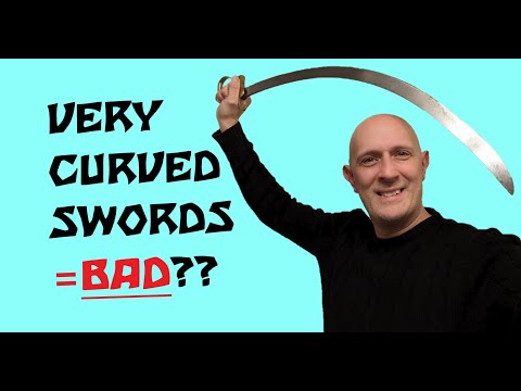 Very Curved 'Scimitar' Type Swords are WORSE than Straighter Swords?