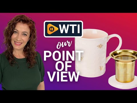 Pinky Up Annette Ceramic Tea Mug and Loose Leaf Tea Infuser - WTI product video review