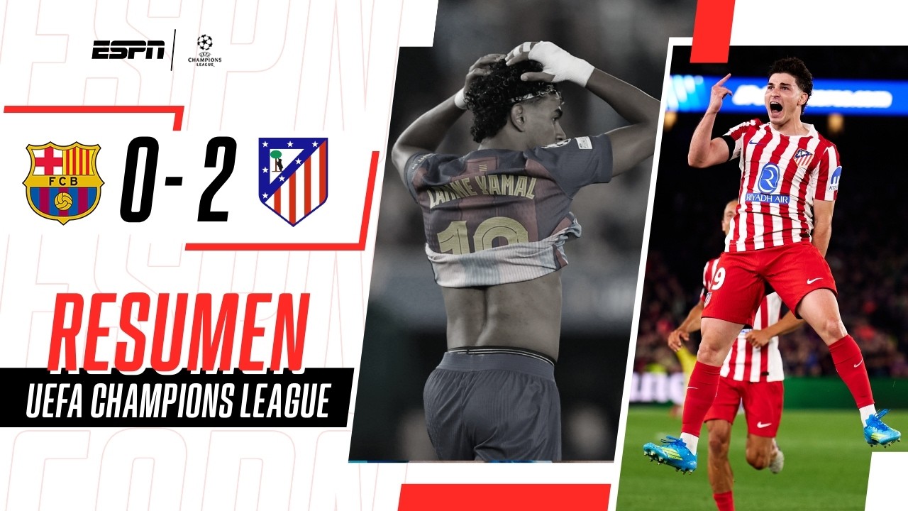 GOLAZO INOLVIDABLE DE JULIÁN Y TRIUNFO DEL ALETI EN EL CAMP NOU | Barcelona 0-2 At. Madrid | RESUMEN