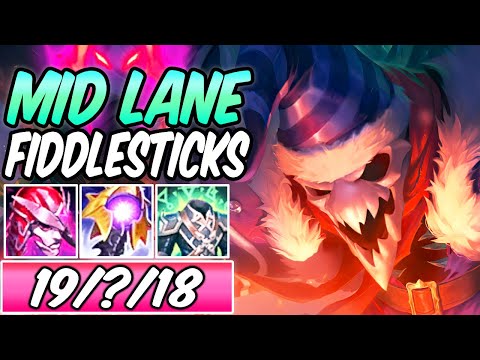 MAX HEAL RIFTMAKER FIDDLESTICKS MID WITH DARK HARVEST | New Build & Runes | League of Legends | S11