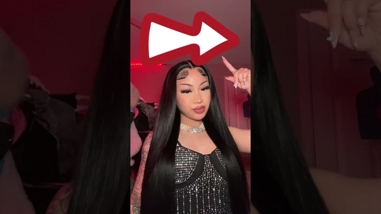 Silky human hair for black girls#shorts #gluelesswig #humanhair #hdlacewig #blackgirlmagic #wig