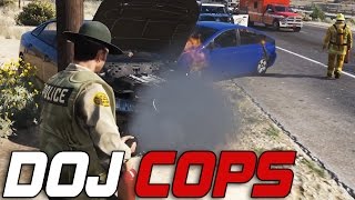 Dept. of Justice Cops #119 - 2 Vehicle Collision (Law Enforcement)