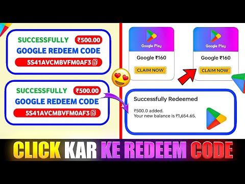 CLICK कर के FREE REDEEM CODES 🤩 | REDEEM CODE FREE | HOW TO GET GOOGLE PLAY STORE REDEEM CODES
