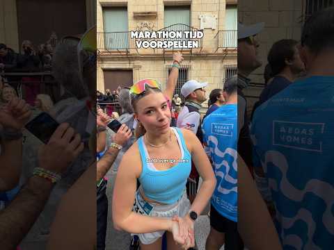 Marathon tijd voorspellen!🙈🏃🏼‍♀️