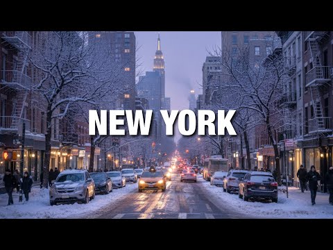 New York City LIVE FREEZING Manhattan on Tuesday (January 27, 2026)