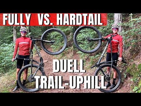 Fully vs. Hardtail: Trailuphill - wer ist schneller? #mountainbike #radsport #fully #hardtailmtb