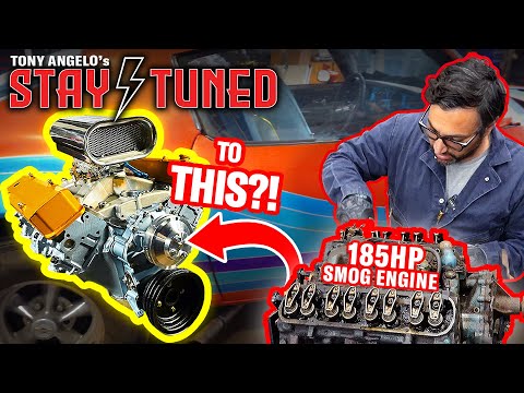 Building A Blown Pontiac Firebird Killer From A 185HP Smog Engine Assembly —Tony Angelo's Stay Tuned