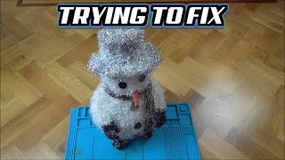 Snowman Christmas Decoration Repair