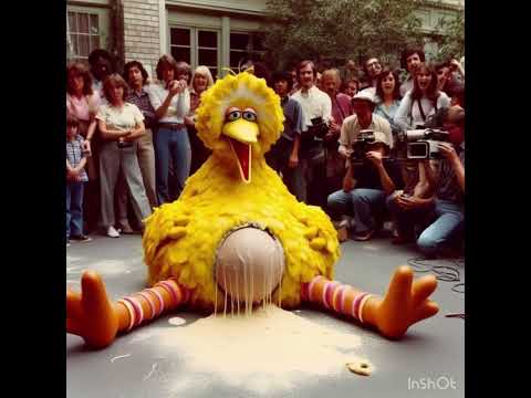 Big Bird Gives Birth On The Set Of Sesame Street