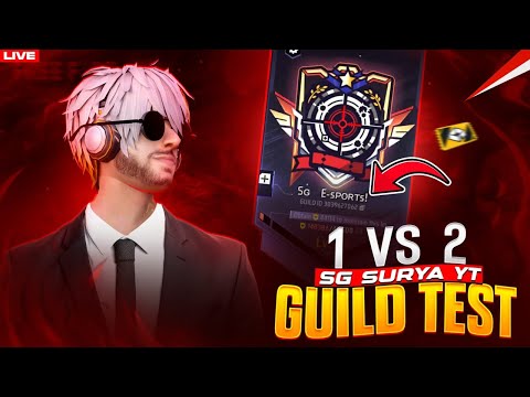 🔴GUILD TEST AND GIVEAWAY 1VS4 / DAY 13 SHYAMA FF IS LIVE  #livestream #freefirelive #shortslive