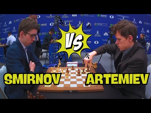 Smirnov Anton vs Artemiev Vladislav  || World Blitz Chess 2023 - R4