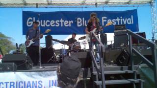Debbie Davies playing the blues 3rd Annual Gloucester Blues Festival MA August 9, 2014