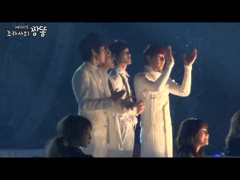 [fancam] 121214 Melon MUSIC AWARDS NELL's fan infinite