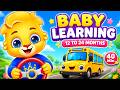 Baby Learning Videos | Toddler Learning Body Parts, First Words, Shapes & Baby Songs with Lucas
