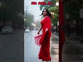 Sensational Saree Walk In Rain ️ Bold Beautiful Street Walk Trending Now