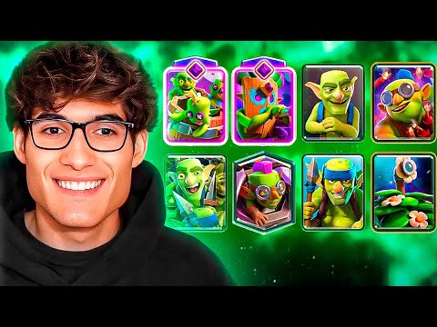 👺 SOLO DUENDES EN CLASH ROYALE 😱 FORMÉ EL MEJOR MAZO POSIBLE 