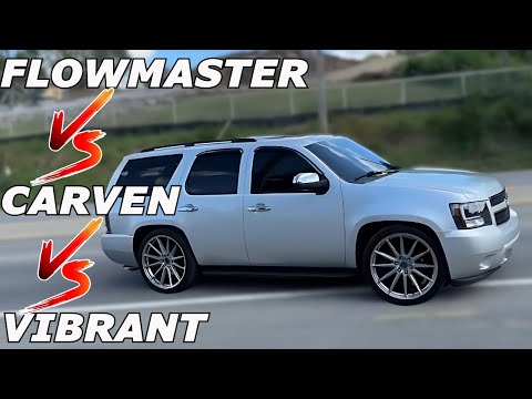 2007-2014 Chevy Tahoe 5.3L V8 Exhaust Sound w/ Vibrant Vs Carven Vs Flowmaster!