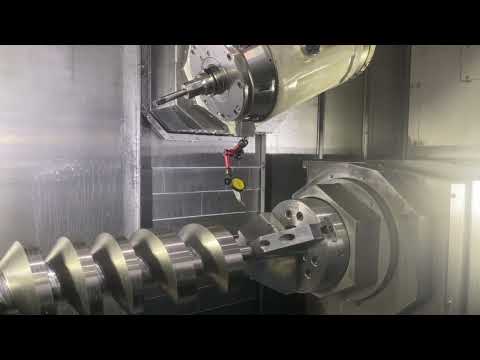 Vacculex dry screw vacuum pump rotor processing.