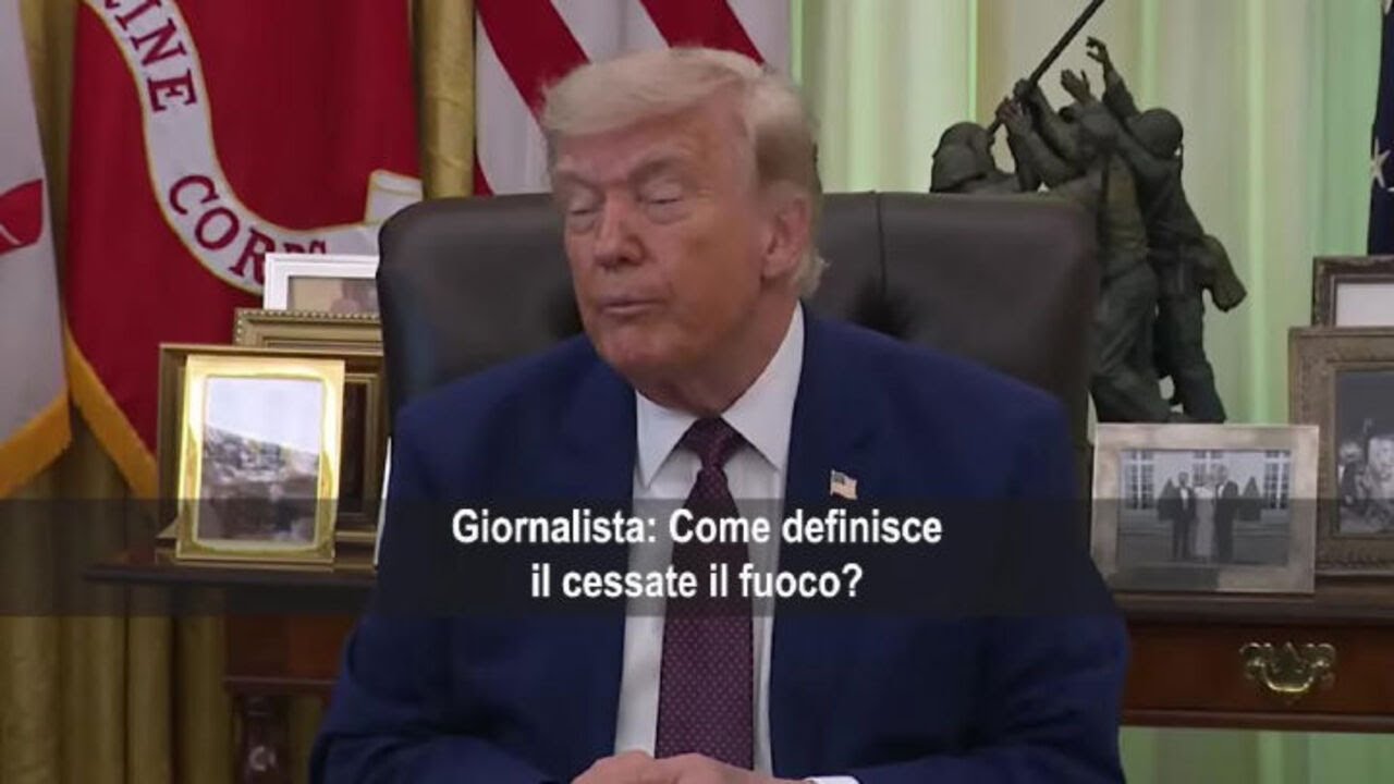 Trump su Iran: Cessate il Fuoco? E' quando si spara di meno