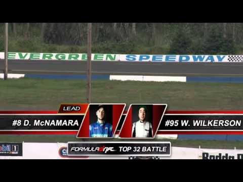 WALKER WILKERSON vs DARREN MCNAMARA Round 5 Top 32 Evergreen Speedway