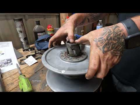 Wolverine RMAX 1000 Weller Racing clutch sheave/weight install and secondary service