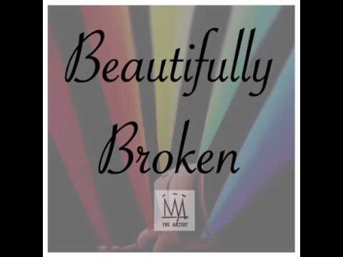 Beautifully Broken by Nya The Artist Time Lapse and poem with subtitles.
