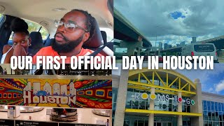 OUR OFFICIAL FIRST DAY IN HOUSTON