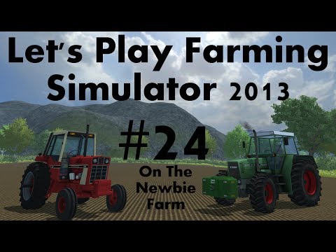 Let's Play Farming Simulator 2013 S1E24 Time to harvest some sunflowers