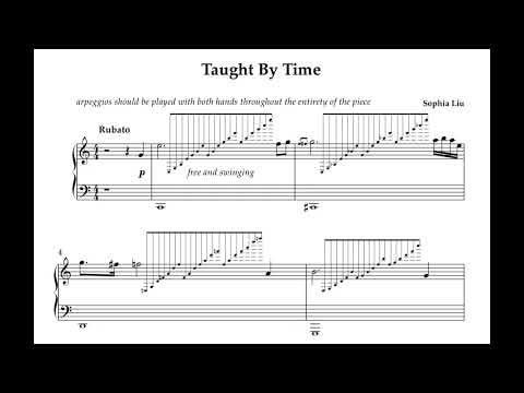 Sophia Liu - Taught By Time (Sheet Music)