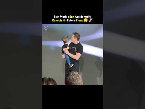 Elon Musk's Son Accidentally Reveals His Future Plans 😲 #ElonMusk #SpaceX #Shorts