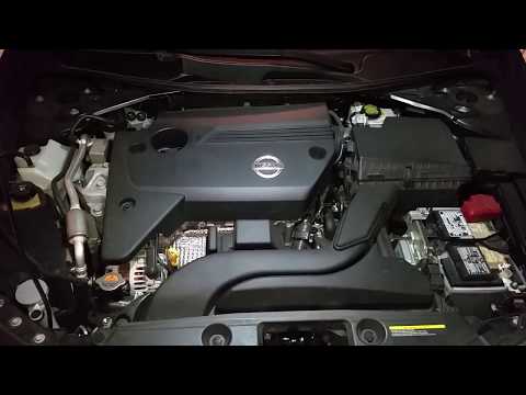 2013-2018 Nissan Altima - How To Check & Fill Power Steering Fluid Reservoir - QR25DE Engine