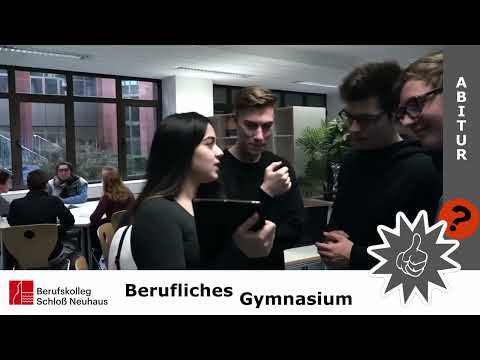 Abitur am BKSN - Dein berufliches Gymnasium für Informatik und Mathematik in Schloß Neuhaus