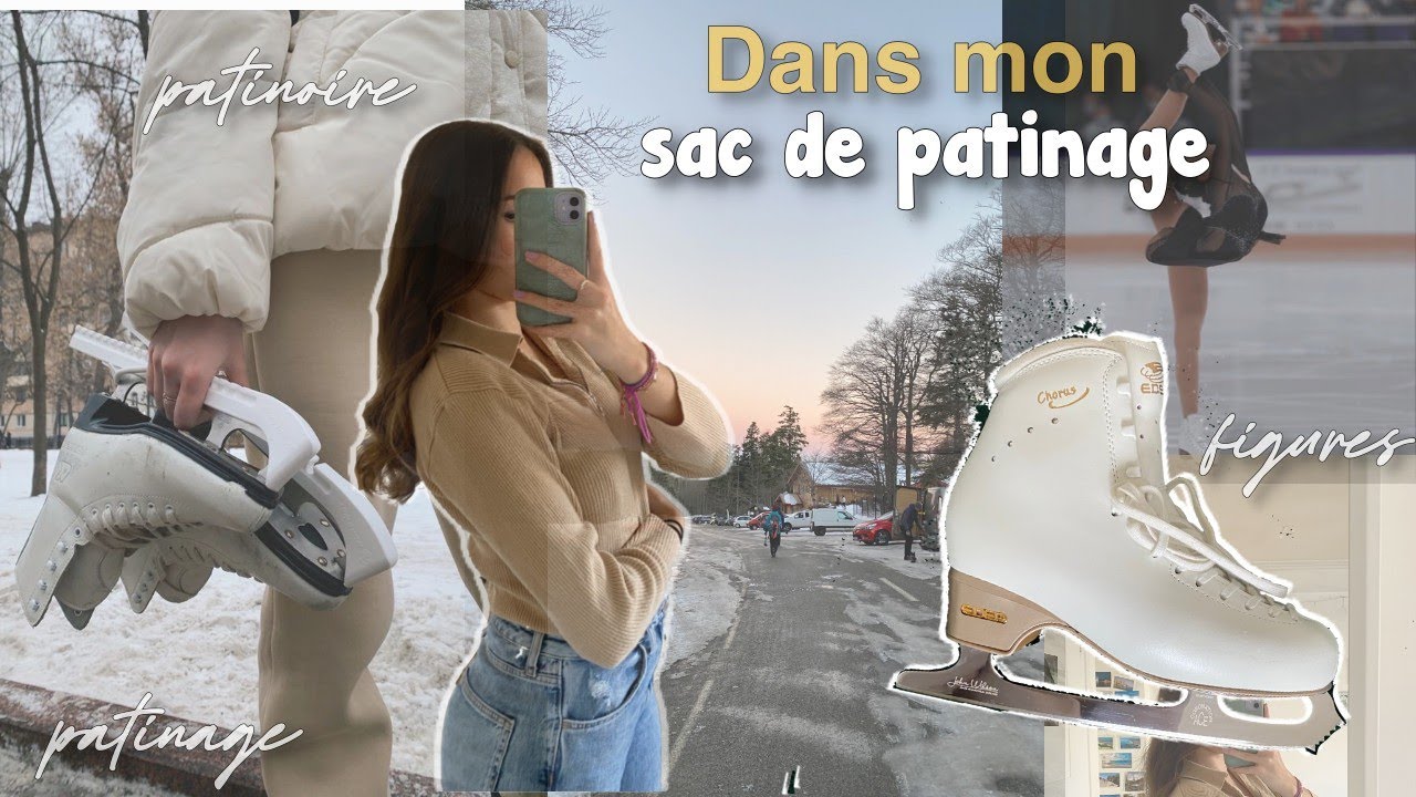 Je vous montre ce que j'ai dans mon sac de patinage