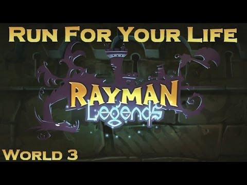Rayman Legends | Rescue Estelia : Run For Your Life | 100%