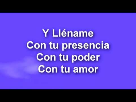 ESPIRITU DE DIOS LLENA MI VIDA  letras