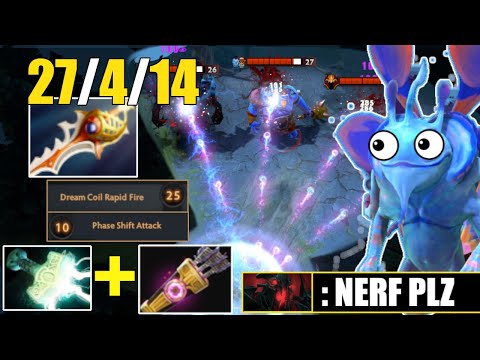 Dota 2 NEW Meta Puck RAPID FIRE MACHINE GUN OP MIDLANE 7.23