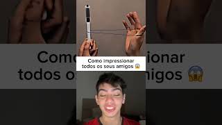 Faça uma caneta girar sem parar só com um elástico e surpreendente! 🖊️🎉