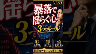 【ENTJ必見】暴落で後悔する前に！生活費と投資の3つ境界線ルール