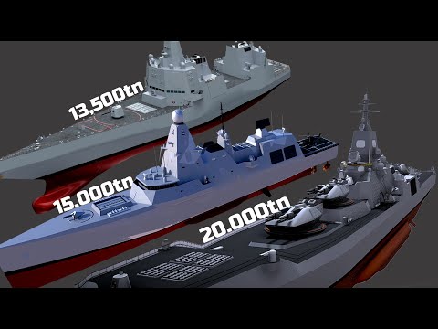 Super Destroyers: Japan's 13DD(x) vs Type 83 vs Navy's DDG(x) || Why 13DD(x) is so Big?