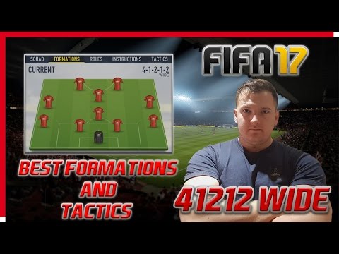 FIFA 17 Best Formations and Tactics Tutorial | FIFA 17 4-1-2-1-2