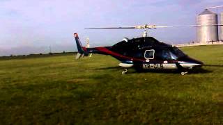 preview picture of video 'Helicopter BELL 222/230 Turbine Engine Startup and Liftoff'